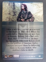 2017 Game of Thrones Valyrian Steel Rittenhouse Archives Base Trading Card 48 Osha Back