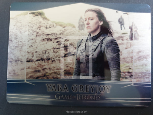2017 Game of Thrones Valyrian Steel Rittenhouse Archives Base Trading Card 60 Yara Greyjoy Front