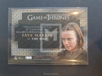 Game of Thrones Valyrian Steel Waif Autograph Trading Card Back