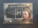 Game of Thrones Valyrian Steel Waif Autograph Trading Card Back