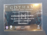 Gotham Season 1 AC Autograph Trading Card Back