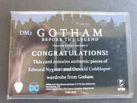 Gotham Season 2 Dual Wardrobe DM2 Trading Card Back