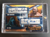 Guardians of the Galaxy Dual Autograph Trading Card BP Bautista Lee Pace Front