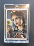 Topps Indiana Jones Heritage Karen Allen Sketch Trading Card Front