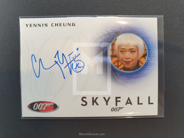James Bond Archives 2014 Cheung A247 Autograph Trading Card Front