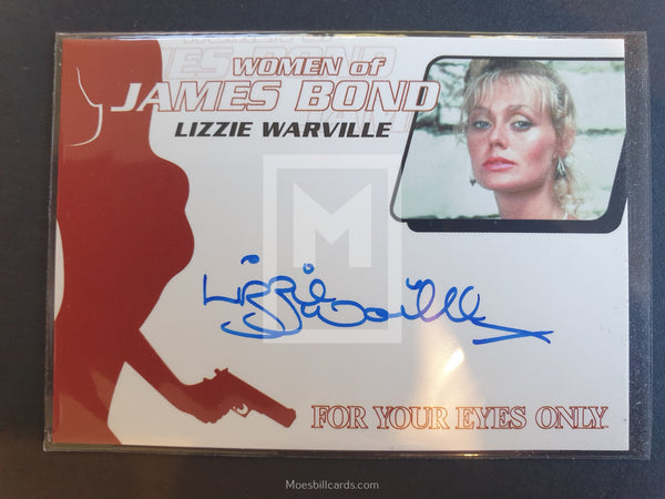 James Bond Archives 2014 Lizzie Warville WA57 Autograph Trading Card Front