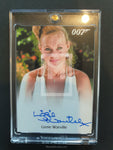 James Bond Archives 2015 Full Bleed Lizzie Warville Autograph Trading Card Front