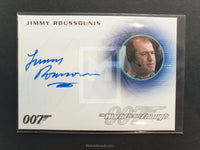 James Bond Archives 2016 A287 Pipeline Autograph Trading Card Front