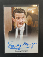 James Bond Archives 2016 Full Bleed Stanley Morgan Autograph Trading Card Front