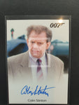 James Bond Archives 2016 Full Bleed Stinton Autograph Trading Card Front