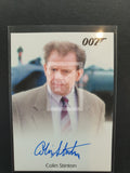 James Bond Archives 2016 Full Bleed Stinton Autograph Trading Card Front