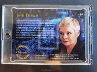 James Bond The World if Not Enough A2 Dench Autograph Trading Card Back
