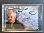James Bond The World if Not Enough A2 Dench Autograph Trading Card Front