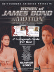 James Bond Women in Motion Promo Sell Sheet Trading Card Front
