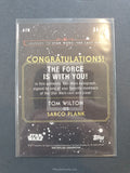 Star Wars Journey to the Last Jedi A-TW Autograph Trading Card Back