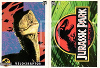 Jurassic Park Topps Sticker Trading Card Set