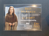 Lord Of The Rings Return of the King Figwit Autograph Trading Card Back