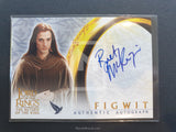 Lord Of The Rings Return of the King Figwit Autograph Trading Card Front