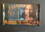 Lord of the Rings Return of the King Hobby Trading Card Pack Aragon Front
