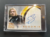 Lord of the Rings The Two Towers Boromir Autograph Card Front Topps