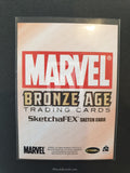 Marvel Bronze Age Roy Cover Artist Sketch Trading Card Back