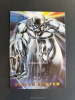Marvel Flair 94 Annual Power blast Trading Card Silver Surfer 14 Front
