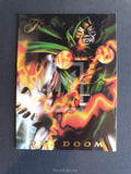 Marvel Flair 94 Annual Power blast Trading Card Dr Doom 18 Front