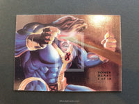 Marvel Flair 94 Annual Power blast Trading Card Cyclops 2 Back