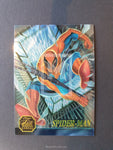 Marvel Flair Annual 95 Chromium Trading Card Spider-Man 1 Front
