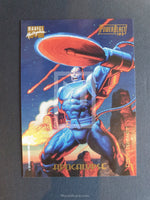 Marvel Masterpieces 1994 Powerblast Trading Card Apocalypse 1 Back
