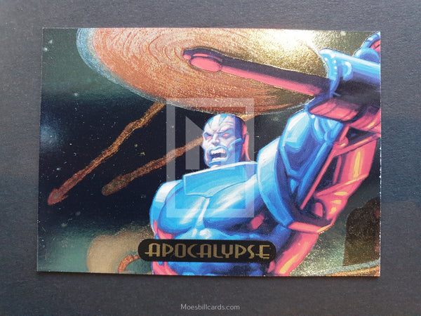 Marvel Masterpieces 1994 Powerblast Trading Card Apocalypse 1 Front