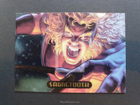 Marvel Masterpieces 1994 Powerblast Trading Card Sabertooth 8 Front