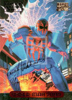 Marvel Masterpieces 94 Gold Foil Signature Series Trading Card Spider Man 2099 116 Front
