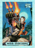 Marvel Masterpieces 94 Silver Holofoil Trading Card 10 War Machine Front
