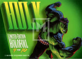 Marvel Masterpieces 94 Silver Holofoil Trading Card 4 Hulk Back