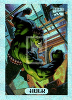 Marvel Masterpieces 94 Silver Holofoil Trading Card 4 Hulk Front