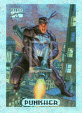 Marvel Masterpieces 94 Silver Holofoil Trading Card 6 Punisher Front