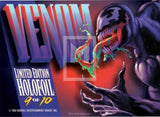 Marvel Masterpieces 94 Silver Holofoil Trading Card 9 Venom Back