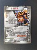 Marvel Metal 1995 Metal Blasters Trading Card Thing 14 Back