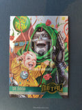 Marvel Metal 1995 Trading Card 128 Dr Doom Front