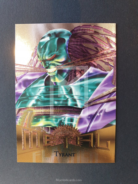 Marvel Metal 1995 Trading Card 20 Tyrant Front