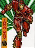 Marvel Universe 1994 4 Fleer Suspended Animation Iron Man Trading Card 4 Front