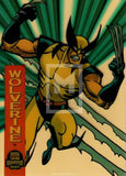 Marvel Universe 1994 4 Fleer Suspended Animation Trading Card Wolverine 10 Front