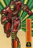 Marvel Universe 1994 4 Fleer Suspended Animation Trading Card 4 Back