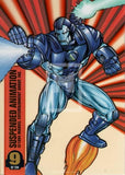 Marvel Universe 1994 4 Fleer Suspended Animation Trading Card War Machine 9 Back