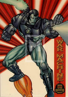 Marvel Universe 1994 4 Fleer Suspended Animation Trading Card War Machine 9 Front