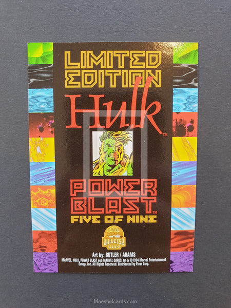 94 Marvel Fleer Universe V Power Blast | Moesbill Trading Card Moesbill Cards 94 Marvel Fleer Universe V Power Blast | Moesbill Trading Card Moesbill Cards