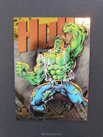 Marvel Universe 5 1994 Power blast Trading Card 5 Hulk Front