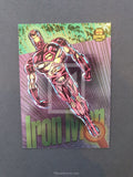 Marvel Universe 5 1994 Power blast Trading Card 7 Iron Man Front