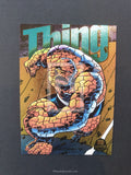 Marvel Universe 5 1994 Power blast Trading Card 9 Thing Front